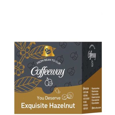 COFFEEWAY ΚΑΨΟΥΛΕΣ ESPRESSO HAZELNUT 10TEM