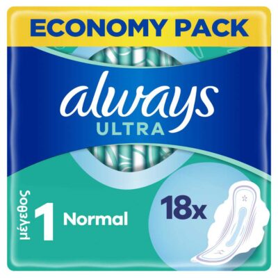 ALWAYS ΣΕΡΒΙΕΤΕΣ ULTRA NORMAL PLUS 18ΤΕΜ