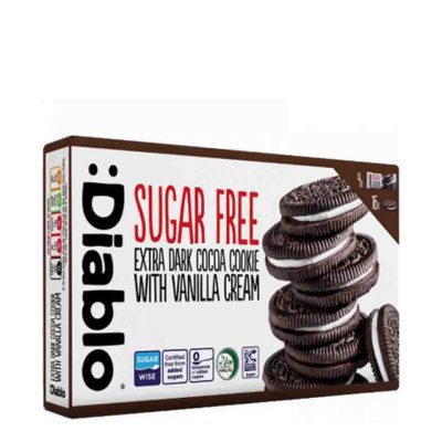 DIABLO ΜΠΙΣΚΟΤΑ ΣΟΚΟΛΑΤΑΣ ME ΚΡΕΜΑ ΒΑΝΙΛΙΑΣ Χ/Ζ 176GR