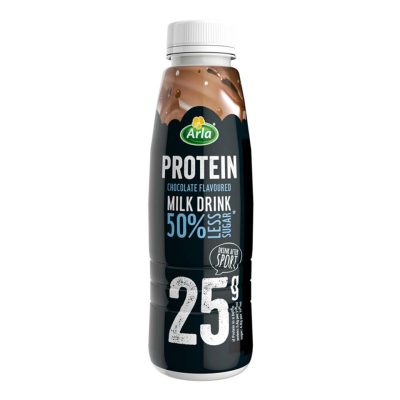 ARLA PROTEIN  ΓΑΛΑ ΜΕ ΚΑΚΑΟ 50% ΛΙΓΟΤΕΡΗ ΖΑΧΑΡΗ 500GR