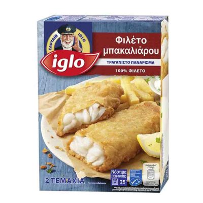 IGLO ΦΙΛΕΤΑ ΜΠΑΚΑΛΙΑΡΟΥ 240GR ΚΤΨ