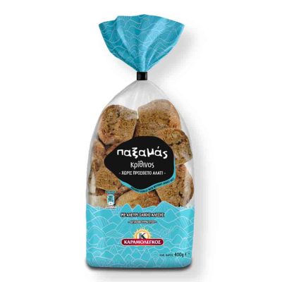 ΚΡΜΛ ΠΑΞΑΜΑΣ ΚΡΙΘΙΝΟ ΧΩΡΙΣ ΑΛΑΤΙ 400GR