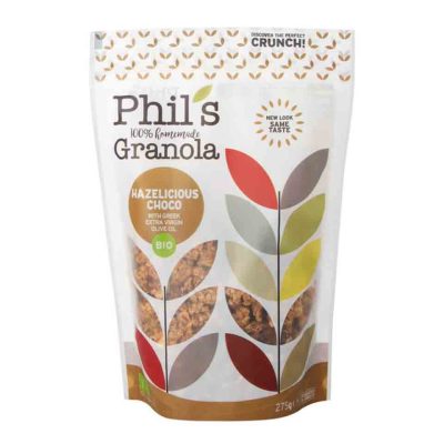 PHIL'S GRANOLA HAZELICIOUS CHOCO 275GR