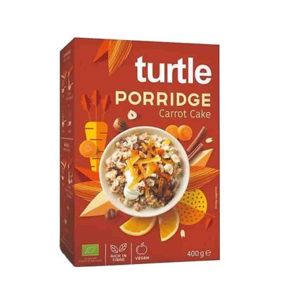 TURTLE PORRIDGE ΒΡΩΜΗΣ ΚΕΪΚ ΚΑΡΟΤΟ 400GR