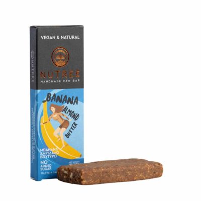 NUTREE MΠAPA ENEPΓΕΙΑΣ ΜΠΑΝΑΝΑ&ΑΜΥΓΔΑΛΟΒΟΥΤΥΡΟ 60GR