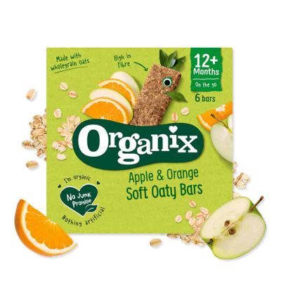 ORGANIX ΜΠΑΡΕΣ ΒΡΩΜΗΣ ΜΗΛΟ- ΠΟΡΤΟΚΑΛΙ (6x23GR)