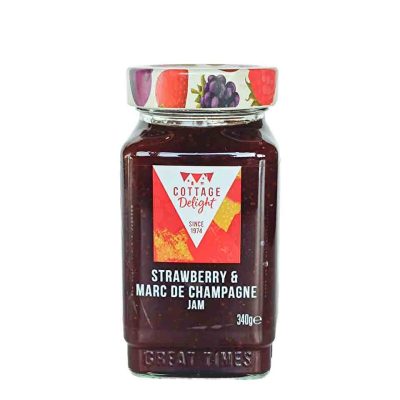 COTTAGE DELIGHT STRAWBERRY WITH MARC DE CHAMPAGNE 340GR