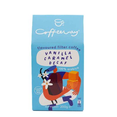 COFFEEWAY ΚΑΦΕΣ ΦΙΛΤΡΟΥ ΑΡΩΜ.ΒΑΝΙΛΙΑ-ΚΑΡΑΜΕΛΑ DECAF 200GR