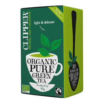CLIPPER ΠΡΑΣΙΝΟ ΤΣΑΙ (FAIR TRADE) 40GR