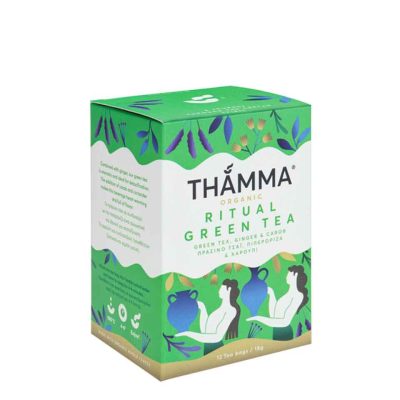 THAMMA ΤΣΑΙ ΠΡΑΣΙΝΟ RITUAL BIO 12 ΦΑΚ 18GR
