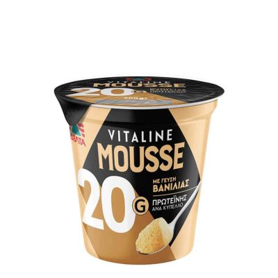 ΔΕΛΤΑ VITALINE MOUSSE ΒΑΝΙΛΙΑ 200GR