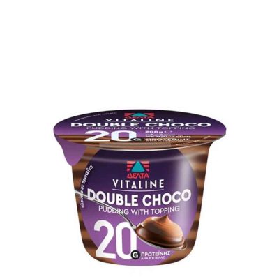 ΔΕΛΤΑ VITALINE ΠΟΥΤΙΓΚΑ DOUBLE CHOCO 200GR