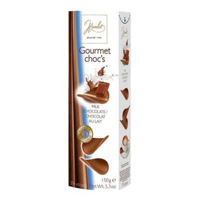 HAMLET CHIPS GOURMET MILK CHOCOLATE 150GR