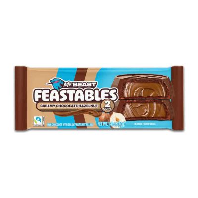 MR BEAST FEASTABLES CHOCOLATE HAZELNUT 2CUPS 40GR
