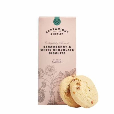 C&B ΜΠΙΣΚΟΤΑ ΜΕ ΦΡΑΟΥΛΑ ΚΑΙ ΛΕΥΚΗ ΣΟΚΟΛΑΤΑ 200GR