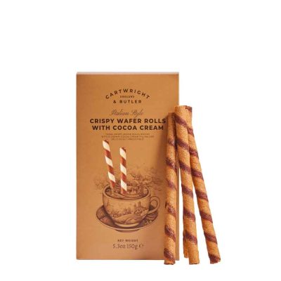 C&B CHOCOLATE WAFER ROLLS WITH COCOA CREAM IN CARTON 150GR