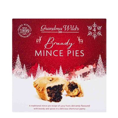 GRANDMA WILD'S BRANDY MINCE PIES 4ΤΕΜ 232GR
