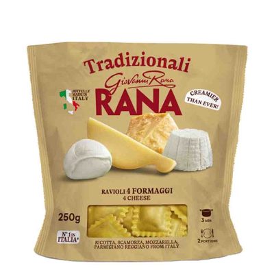 RANA ΖΥΜΑΡΙΚΑ RAVIOLI 4 ΤΥΡΙΑ 250GR