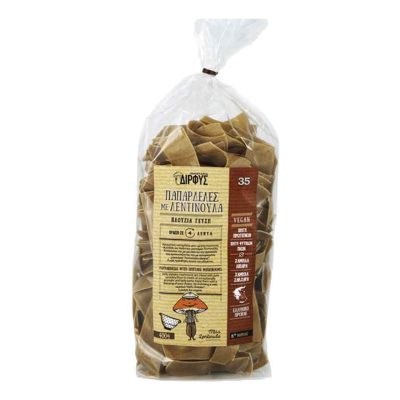 ΔΙΡΦΥΣ ΠΑΠΑΡΔΕΛΑ ΜΕ ΛΕΝΤΙΝΟΥΛΑ 400GR