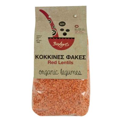 ΒΙΟΑΓΡΟΣ ΦΑΚΕΣ ΚΟΚΚΙΝΕΣ ΒΙΟ 500GR