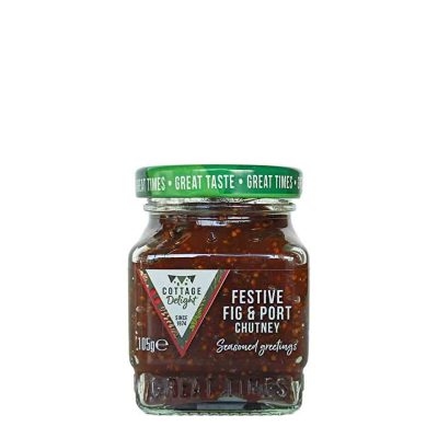 COTTAGE DELIGHT FESTIVE FIG & PORT CHUTNEY 105GR