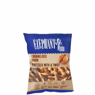 ELEPHANT PRETZELS TWIST ΜΕ ΚΑΡΑΜΕΛΩΜΕΝΟ ΚΡΕΜΜΥΔΙ 80GR