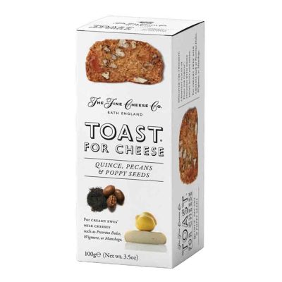 THE FINE CHEESE CO TOAST ΚΡΑΚΕΡ ΜΕ ΚΑΡΥΔΙΑ ΠΕΚΑΝ & ΚΑΛΑΜΠΟΚΙ 100GR