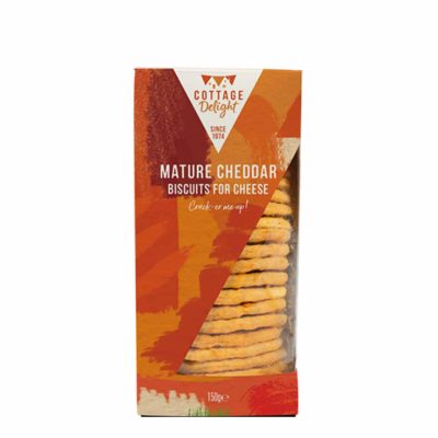 MATURE CHEDDAR BISCUITS FOR CHEESE 150GR