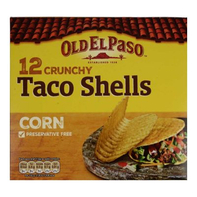 OLD EL PASO TACO SHELLS 156GR