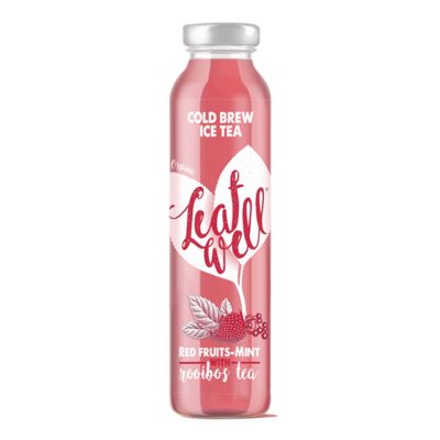 LEAFWELL ΡΟΦΗΜΑ ΤΣΑΓΙΟΥ BIO RED FRUITS & MINT 330ML