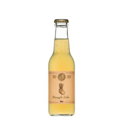 THREE CENTS PINEAPPLE SODA 200ML