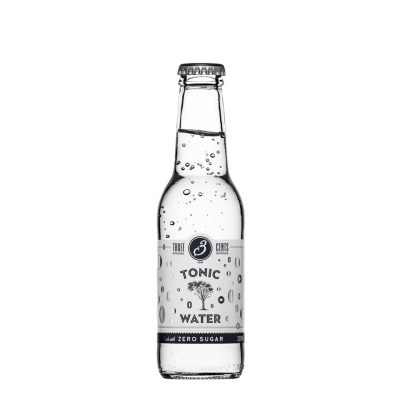 THREE CENTS TONIC WATER ZERO SUGAR  200ML