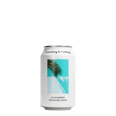 SOMETHING & NOTHING CUCUMBER PREMIUM SODA 330ML