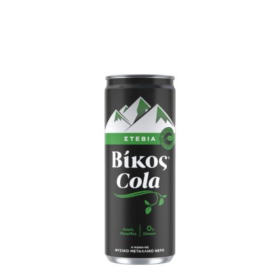 ΒΙΚΟΣ COLA STEVIA CAN 330ML