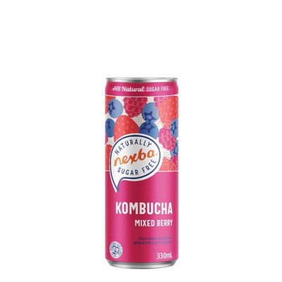 NEXBA KOMBUCHA MIXED BERRY Χ/ΖΑΧ. 330ML