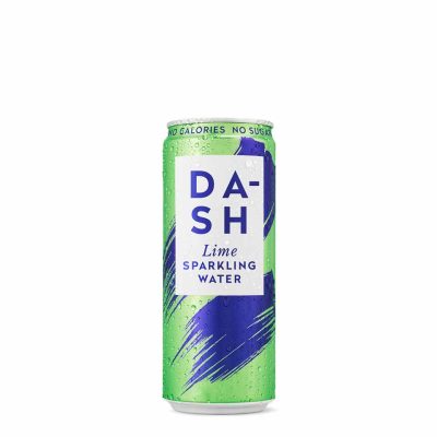 DASH LIME SPARKLING WATER 330ML