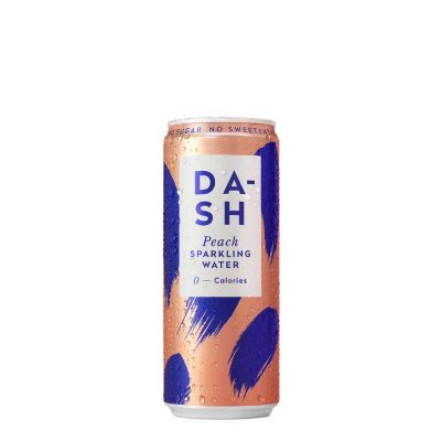 DASH PEACH SPARKLING WATER 330ML