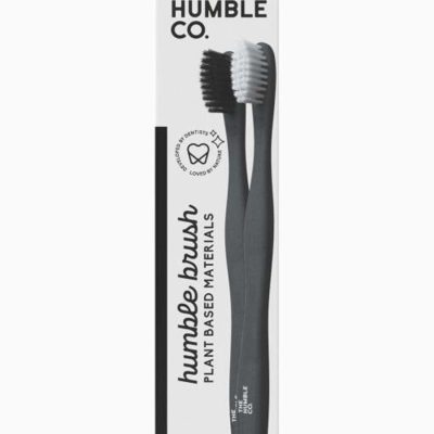 HUMBLE CO. ΟΔΟΝΤΟΒΟΥΡΤΣΑ ΜΠΑΜΠΟΥ PLANT BASED ΕΝΗΛ.ΜΑΥΡΗ ΜΑΛΑΚΗΥ 2ΤΕΜ
