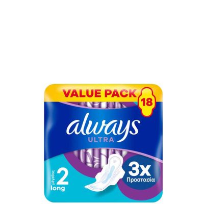 ALWAYS ΣΕΡΒΙΕΤΕΣ ULTRA LONG No2 18ΤΕΜ