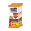 SEPTONA ΜΑΝΤΗΛΙΑ ANTIBACTERIAL ΠΟΡΤΟΚΑΛΙ 4X15ΤΕΜ