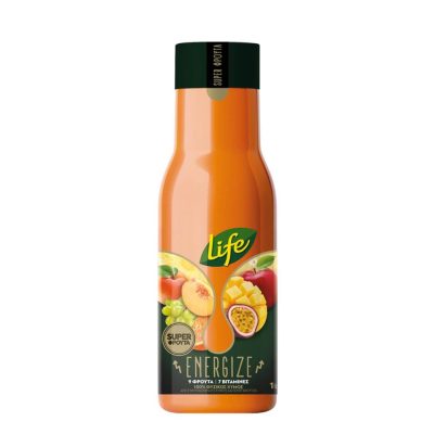 LIFE 9 ΦΡΟΥΤΑ ΦΥΣΙΚΟΣ ΧΥΜΟΣ 1LT