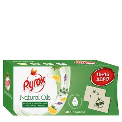 PYROX NAT.OILS ΤΑΜΠΛΕΤΑ ΕΝΤΟΜΟΑΠΩΘΗΤΙΚΗ 30ΤΕΜ
