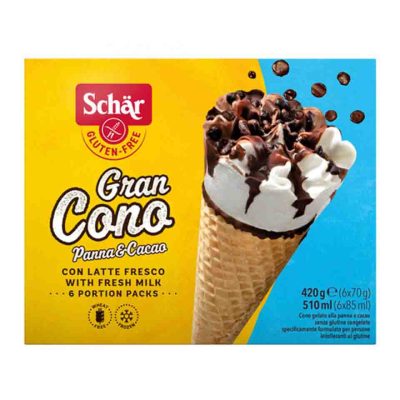 SCHAR ΠΑΓΩΤΟ ΧΩΝΑΚΙ ΚΡΕΜΑ-ΣΟΚΟΛΑΤΑ Χ/ΓΛ 6Χ70GR