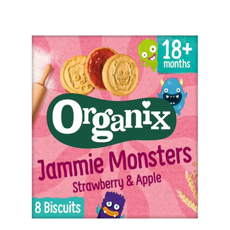 ORGANIX JAMMIE MONSTERS ΜΠΙΣΚΟΤΑ MINI ΦΡΑΟΥΛA-ΜΗΛΟ 64GR