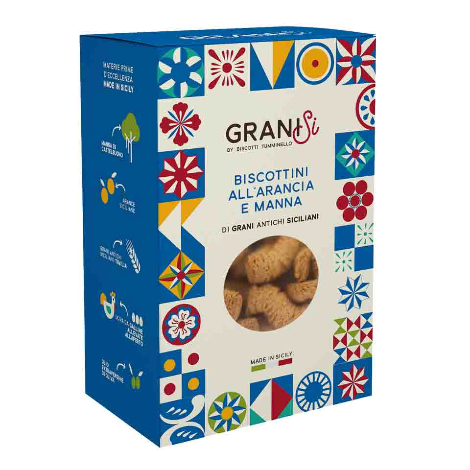 TUMMINELLO BISCOTTINI ALLA MANNA E ARANCIA 210GR