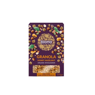 BIONA GRANOLA ΜΕ ΜΕΛΙ & ΦΟΥΝΤΟΥΚΙΑ Χ/ΖΑΧ 375GR