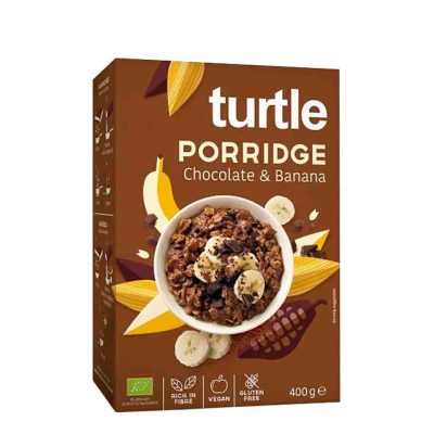 TURTLE PORRIDGE ΒΡΩΜΗΣ ΣΟΚΟΛΑΤΑ-ΜΠΑΝΑΝΑ 400GR