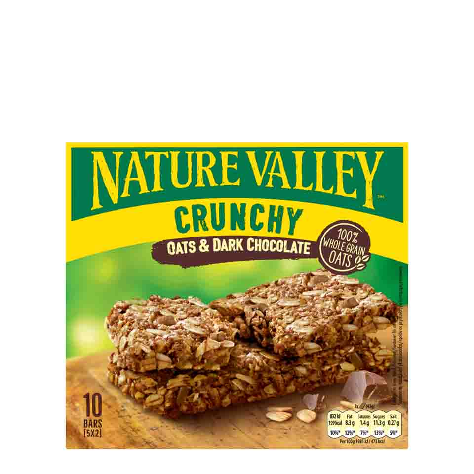 NATURE VALLEY ΜΠΑΡΕΣ ΜΟΥΣΛΙ ΣΟΚΟΛΑΤΑ 210GR