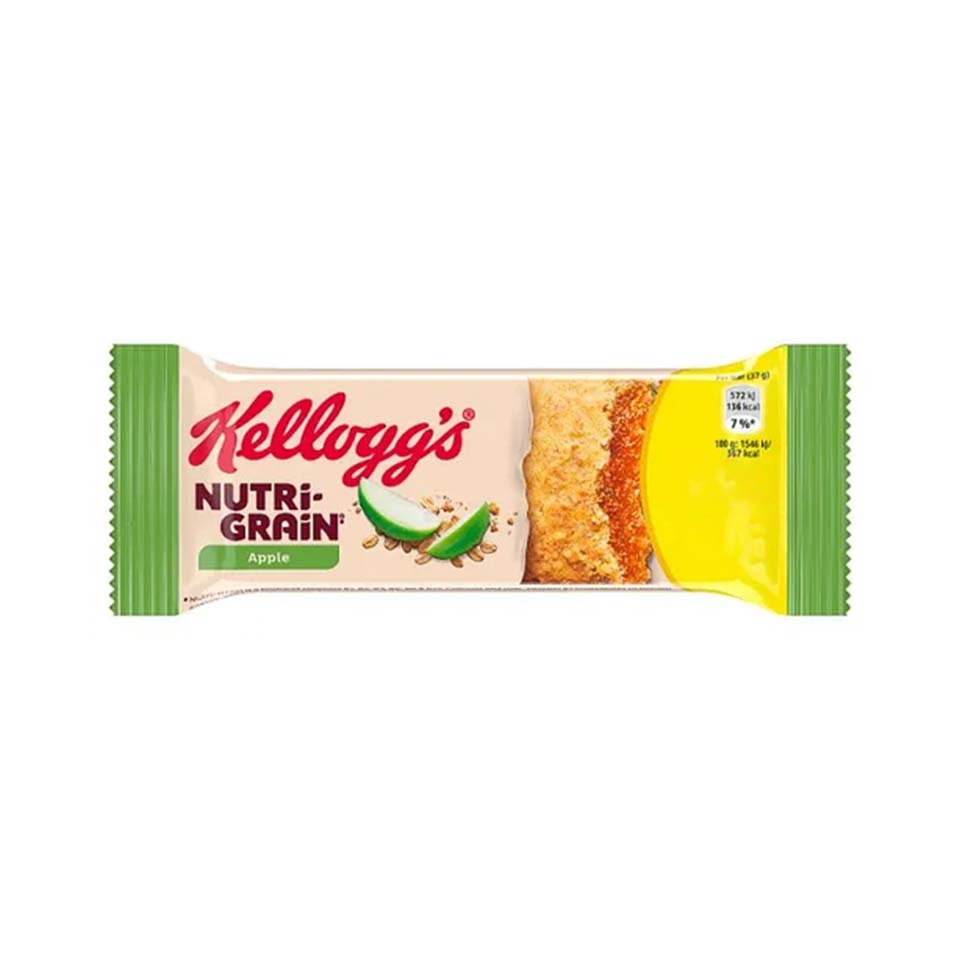 KELLOGG'S NUTRIGRAIN APPLE ΜΠΑΡΑ 37GR