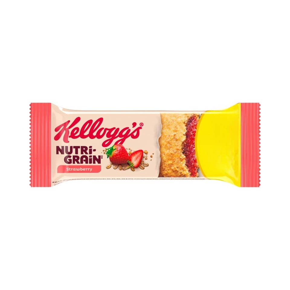 KELLOGG'S NUTRIGRAIN STRAWBERRY ΜΠΑΡΑ 37GR